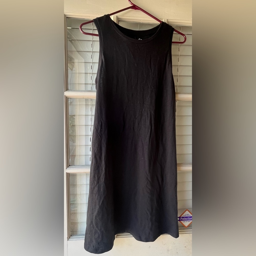 Kohl’s SO Black Tank Swing Cotton Dress